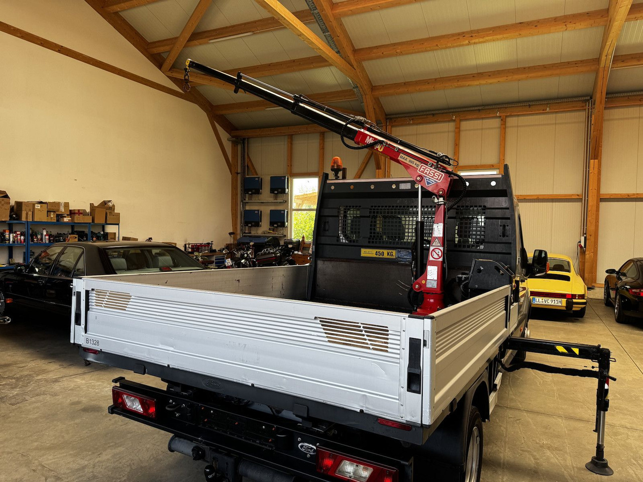 Ford Transit FT 350 DokaTdCI 1.2t Fassi Kran - Комбе со отворен сандак, Комби со двојна кабина: слика 3 Ford Transit FT 350 DokaTdCI 1.2t Fassi Kran - Комбе со отворен сандак, Комби со двојна кабина: слика 3