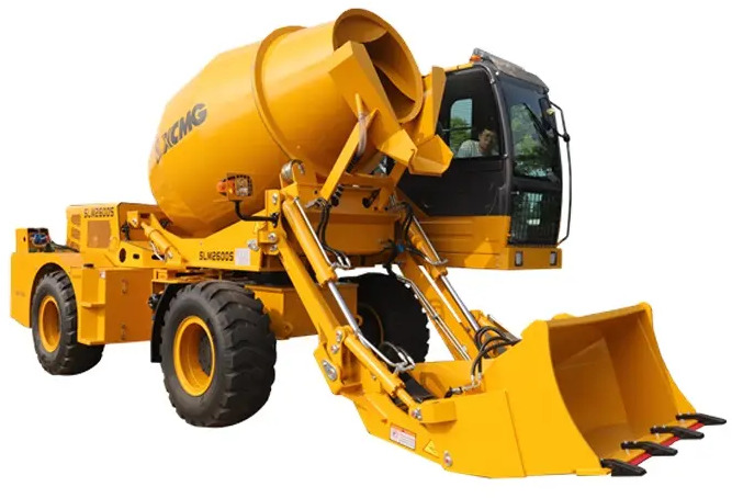 XCMG Official SLM2600S 2.6cbm Concrete Mixer Mobile Self Loading Concrete Mixer Truck - Мешалка за бетон: слика 2 XCMG Official SLM2600S 2.6cbm Concrete Mixer Mobile Self Loading Concrete Mixer Truck - Мешалка за бетон: слика 2