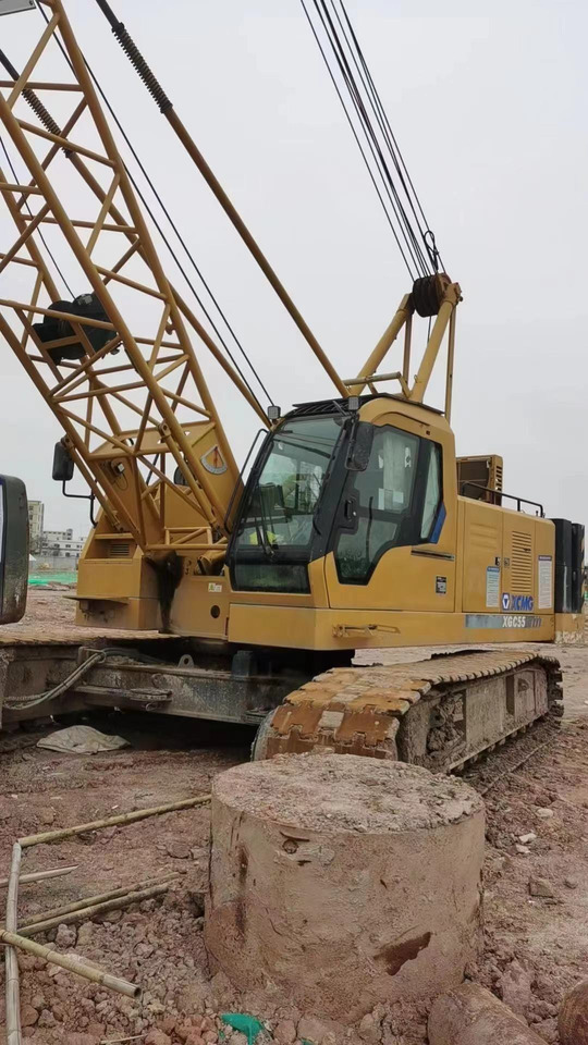 XCMG Official Used 55 Ton Crawler Crane XGC55 Second Hand Small Hydraulic Mobile Crane With High Quality - Кран со гасеници: слика 1 XCMG Official Used 55 Ton Crawler Crane XGC55 Second Hand Small Hydraulic Mobile Crane With High Quality - Кран со гасеници: слика 1