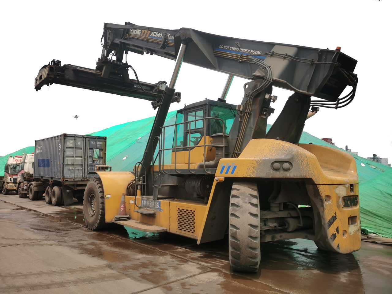 XCMG Official Used Mobile Reach Stacker 45 Tons XCS4531K For Container Price List - Сложувачки досегнувач: слика 4 XCMG Official Used Mobile Reach Stacker 45 Tons XCS4531K For Container Price List - Сложувачки досегнувач: слика 4