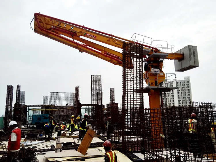 XCMG Schwing Concrete Distributor HGP32 High Efficiency 22kw 32m Hydraulic Spider Concrete Placing Boom Made in China - Стационарна бетонска пумпа: слика 5 XCMG Schwing Concrete Distributor HGP32 High Efficiency 22kw 32m Hydraulic Spider Concrete Placing Boom Made in China - Стационарна бетонска пумпа: слика 5