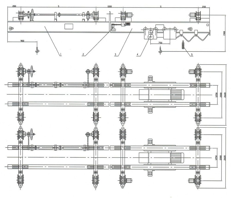 XCMG electric double-girder suspension rail-crossing crane - Покретен кран: слика 4 XCMG electric double-girder suspension rail-crossing crane - Покретен кран: слика 4