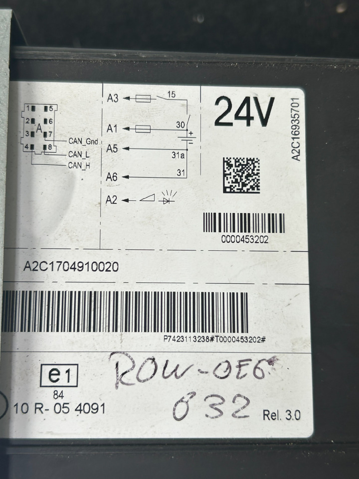 DAF XF 106 480 2027602 2321027 - Тахограф: слика 5 DAF XF 106 480 2027602 2321027 - Тахограф: слика 5