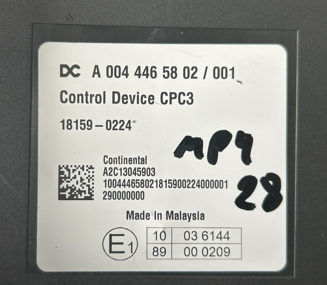 MERCEDES ACTROS MP4 CPC3 - Единица за контрола: слика 5 MERCEDES ACTROS MP4 CPC3 - Единица за контрола: слика 5