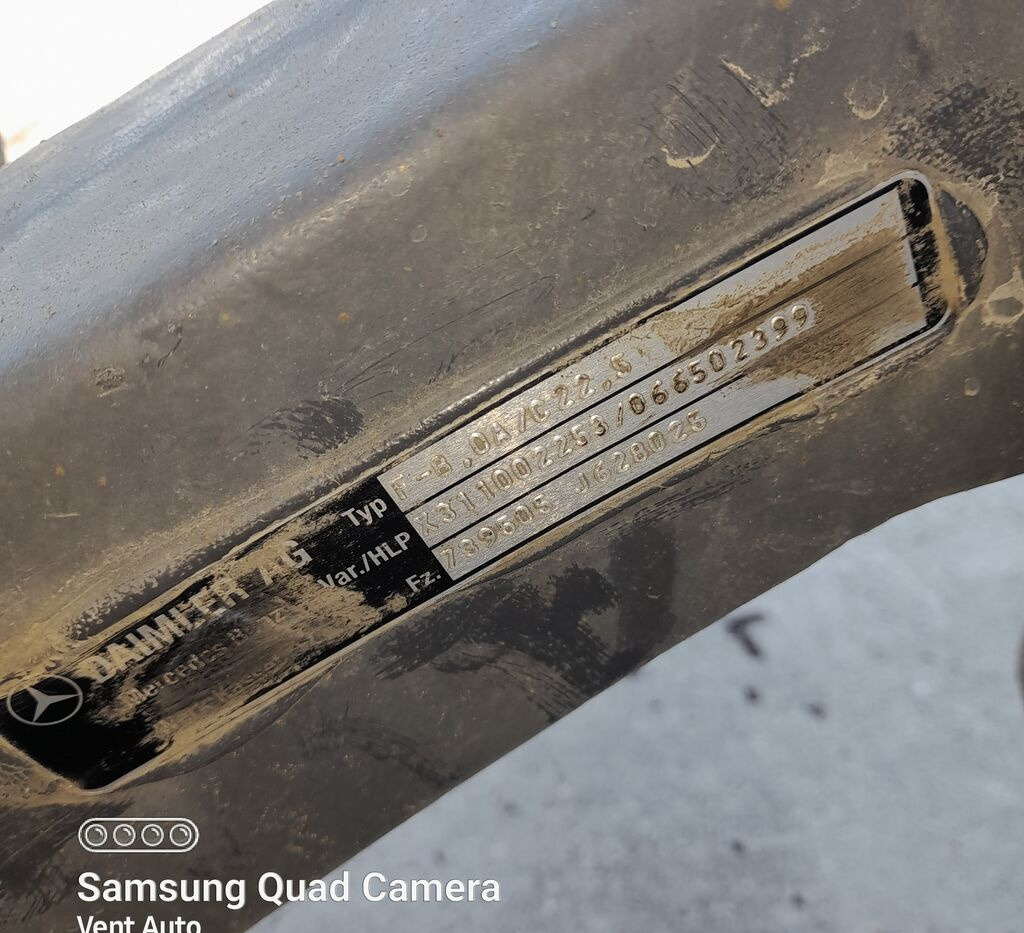 Mercedes-Benz ACTROS MP4 A9603312701 Mercedes-Benz ACTROS MP4 truck - Оска и делови за Камион: слика 5 Mercedes-Benz ACTROS MP4 A9603312701 Mercedes-Benz ACTROS MP4 truck - Оска и делови за Камион: слика 5