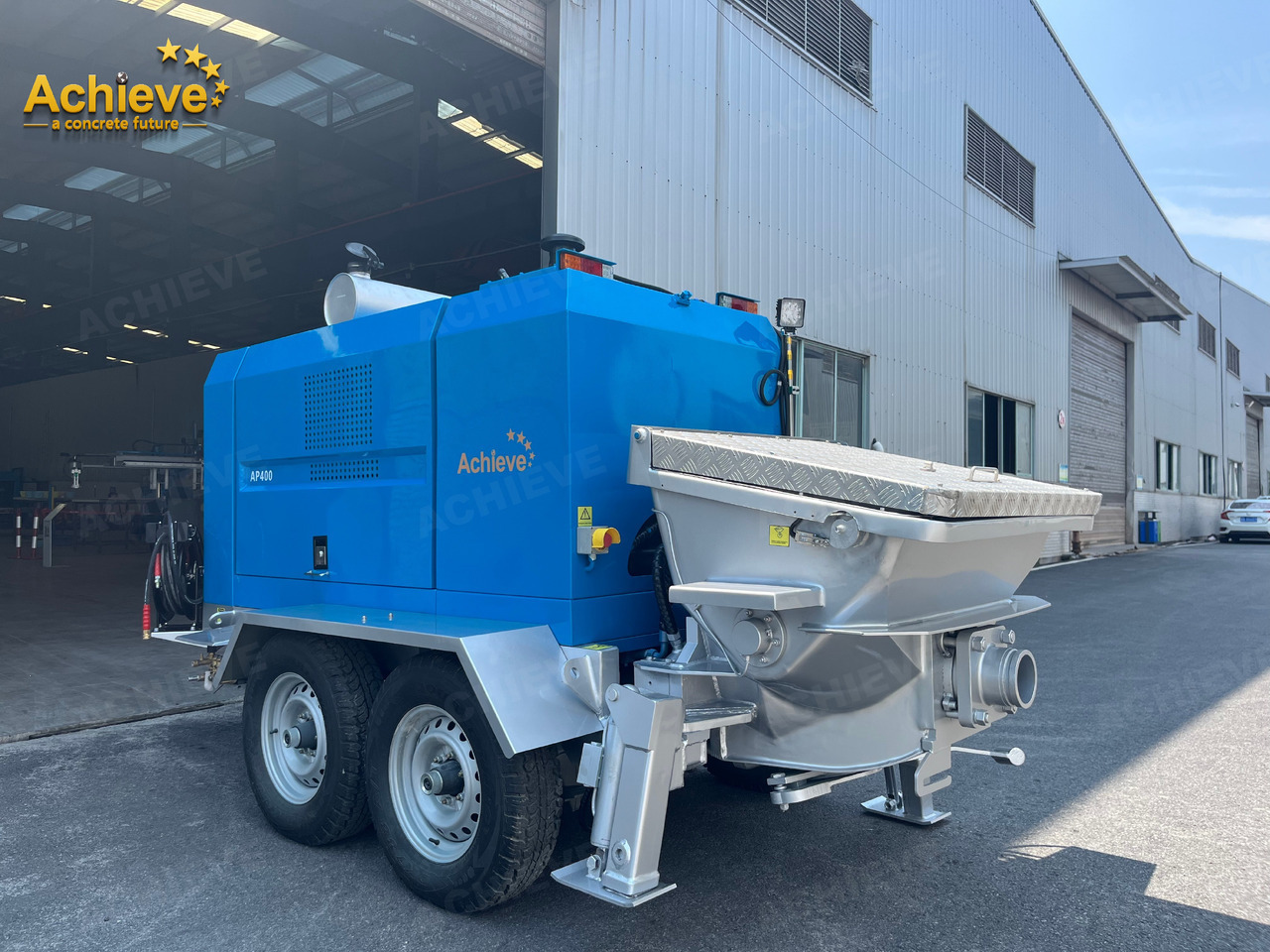 ACHIEVE ACHIEVE AP400 Concrete Trailer Pump For Australia/US EPA /CE Version 【ACHIEVE】100% BRAND NEW !!! - Стационарна бетонска пумпа: слика 5 ACHIEVE ACHIEVE AP400 Concrete Trailer Pump For Australia/US EPA /CE Version 【ACHIEVE】100% BRAND NEW !!! - Стационарна бетонска пумпа: слика 5