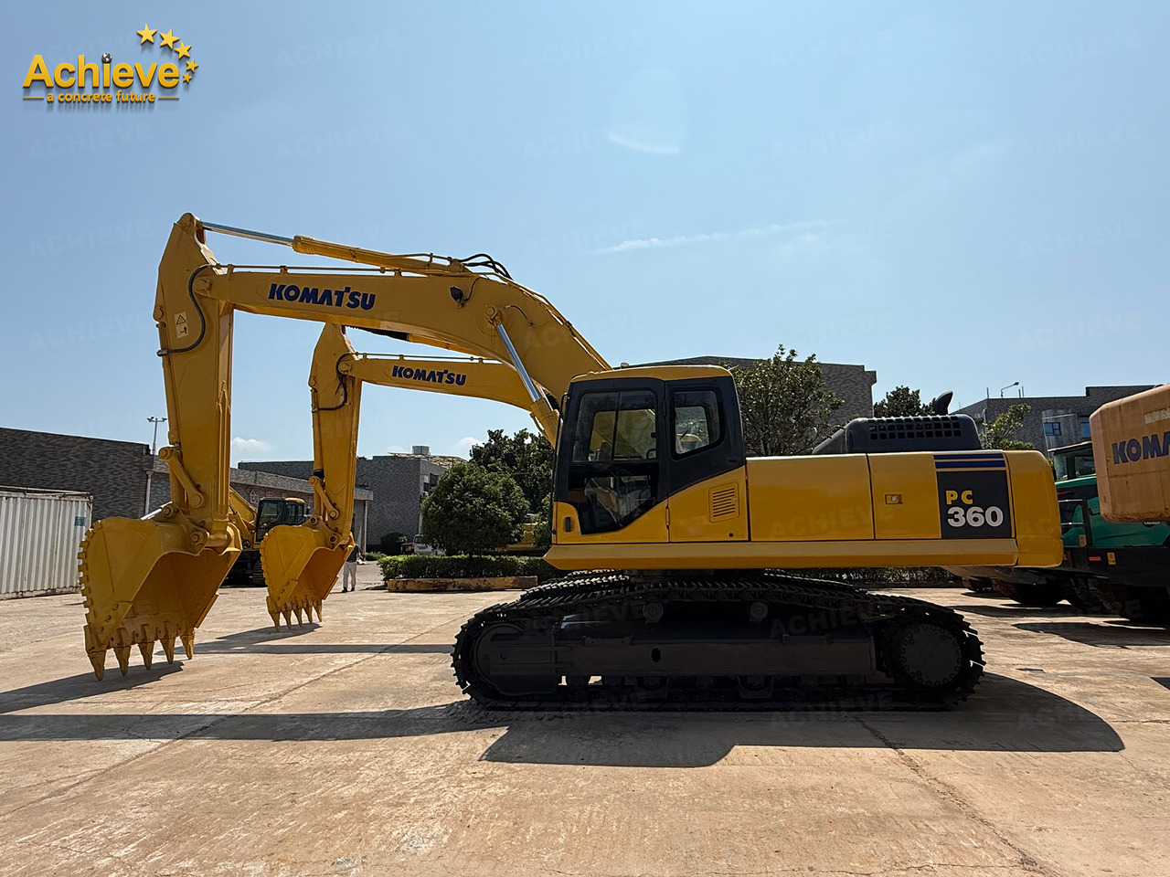 Багер гасеничар KOMATSU Remanufactured Komatsu PC360-7 excavator 1.6 m³  180/1900 kw/rpm  33000 kg  7380 mm  227 kN  Komatsu SAA6D114E  605 L【ACHIEVE】 TOP CONDITION!!!: слика 6