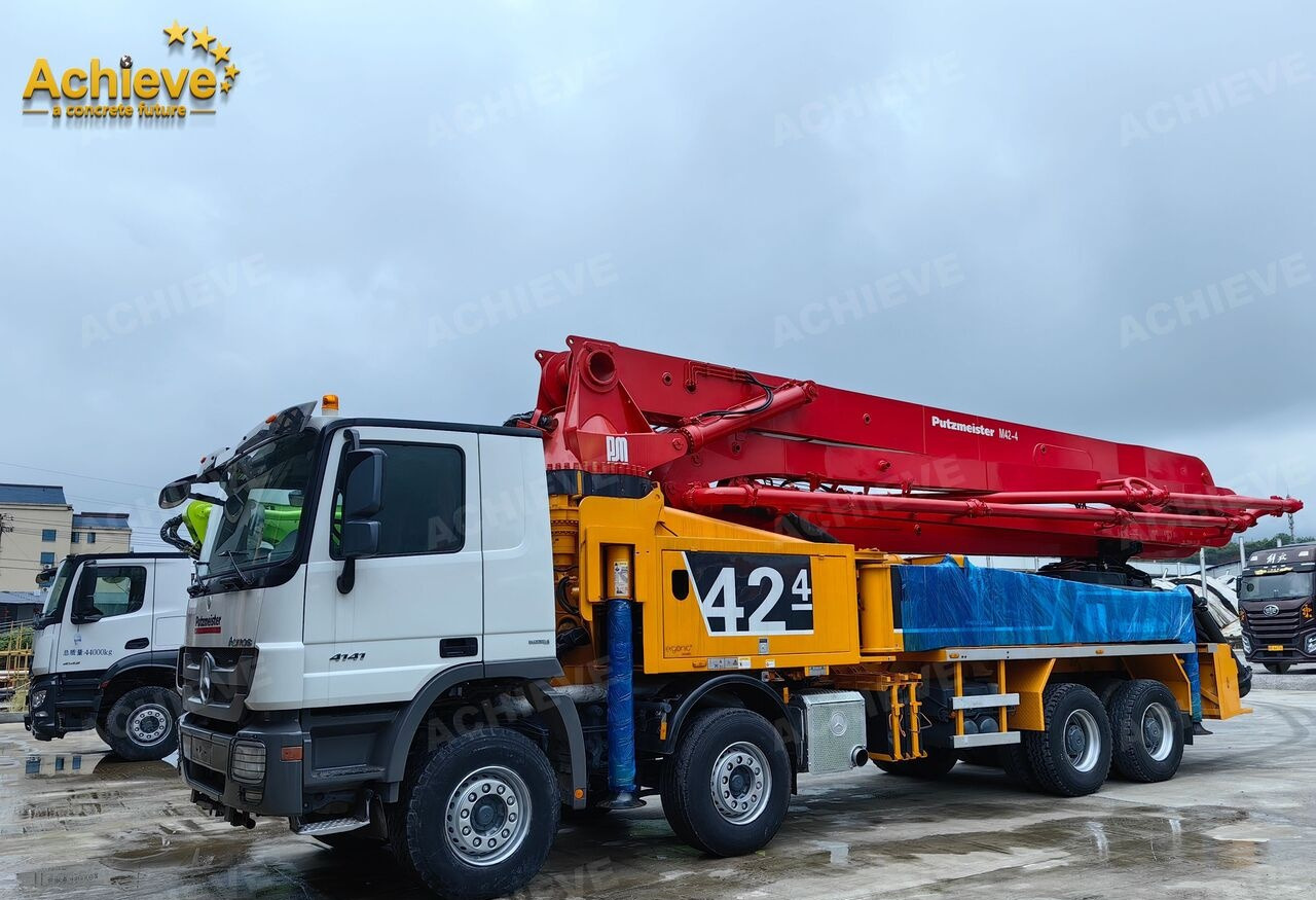 Лизинг на PUTZMEISTER Mercedes-Benz Actros 4141 concrete pumpM42-4R 170 m³【ACHIEVE】TOP CONDITION!!! PUTZMEISTER Mercedes-Benz Actros 4141 concrete pumpM42-4R 170 m³【ACHIEVE】TOP CONDITION!!!: слика 10