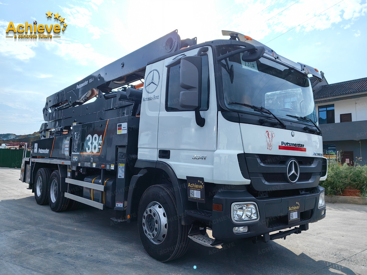 Камион со бетонска пумпа PUTZMEISTER PUTZMEISTER M38-4Z 2013 HOT SALE Mercedes-Benz【ACHIEVE】TOP CONDITION!!!: слика 11 Камион со бетонска пумпа PUTZMEISTER PUTZMEISTER M38-4Z 2013 HOT SALE Mercedes-Benz【ACHIEVE】TOP CONDITION!!!: слика 11