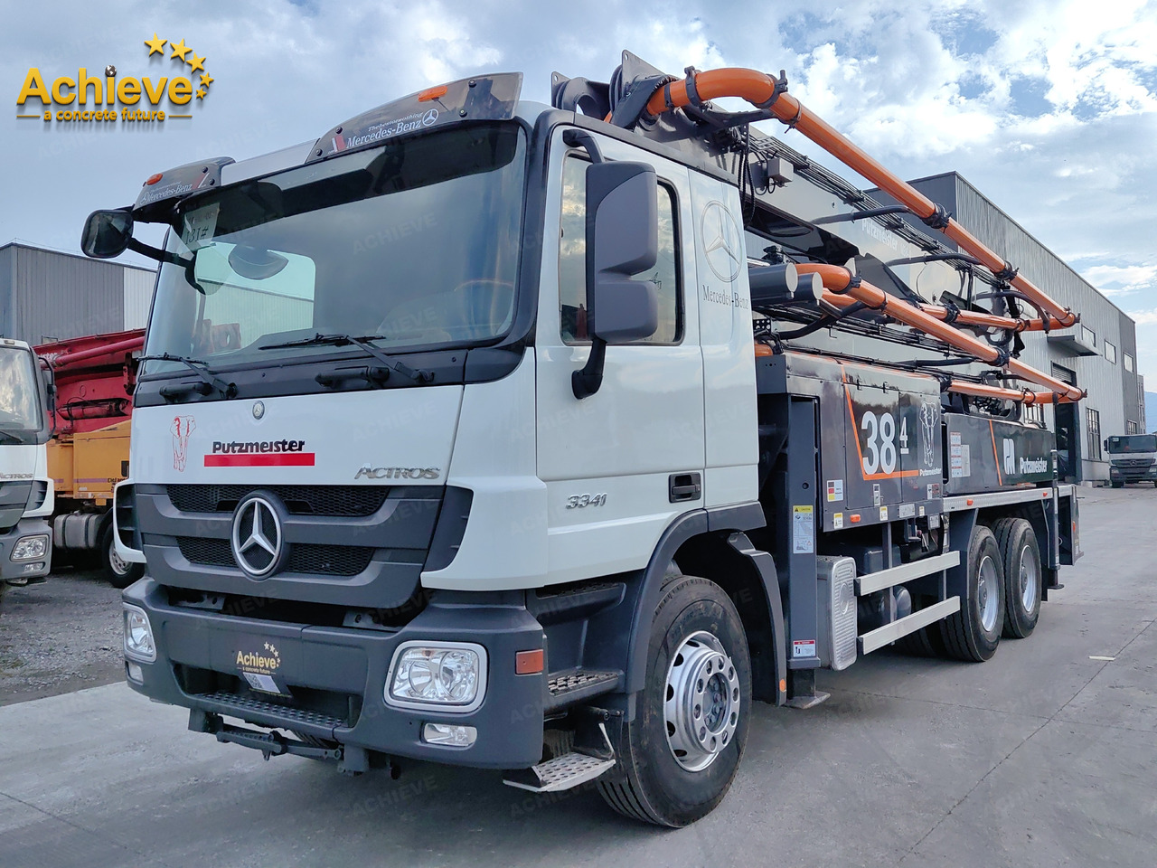Камион со бетонска пумпа PUTZMEISTER PUTZMEISTER M38-4Z 2013 HOT SALE Mercedes-Benz【ACHIEVE】TOP CONDITION!!!: слика 20 Камион со бетонска пумпа PUTZMEISTER PUTZMEISTER M38-4Z 2013 HOT SALE Mercedes-Benz【ACHIEVE】TOP CONDITION!!!: слика 20