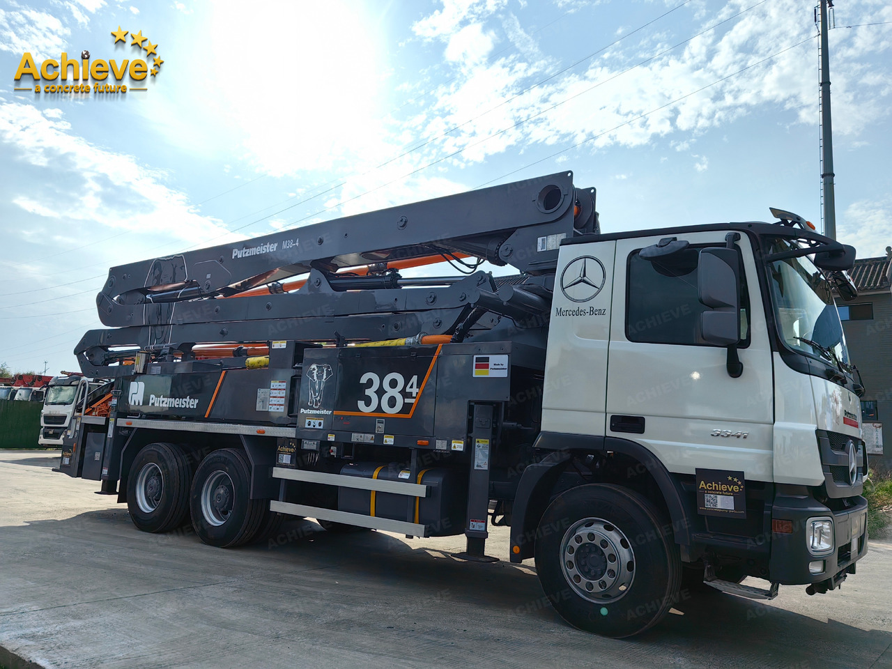Камион со бетонска пумпа PUTZMEISTER PUTZMEISTER M38-4Z 2013 HOT SALE Mercedes-Benz【ACHIEVE】TOP CONDITION!!!: слика 12 Камион со бетонска пумпа PUTZMEISTER PUTZMEISTER M38-4Z 2013 HOT SALE Mercedes-Benz【ACHIEVE】TOP CONDITION!!!: слика 12
