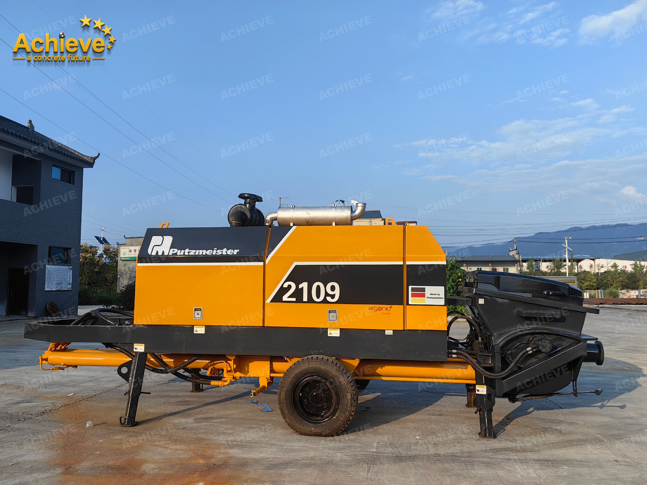 Putzmeister 2013 putzmeist BSA2109H-D Stationary concrete pump【ACHIEVE】TOP CONDITION!!! - Стационарна бетонска пумпа: слика 1 Putzmeister 2013 putzmeist BSA2109H-D Stationary concrete pump【ACHIEVE】TOP CONDITION!!! - Стационарна бетонска пумпа: слика 1