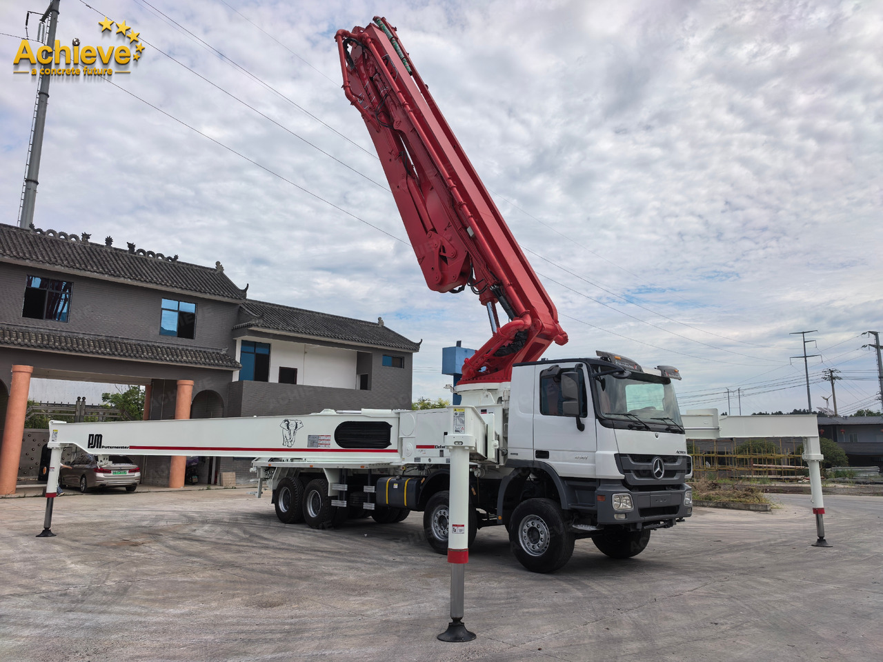 Putzmeister Putzmeister M56-4RZ Actros 4141Mercedes-Benz Concrete pump truck 【ACHIEVE】TOP CONDITION!!! - Камион со бетонска пумпа: слика 1 Putzmeister Putzmeister M56-4RZ Actros 4141Mercedes-Benz Concrete pump truck 【ACHIEVE】TOP CONDITION!!! - Камион со бетонска пумпа: слика 1