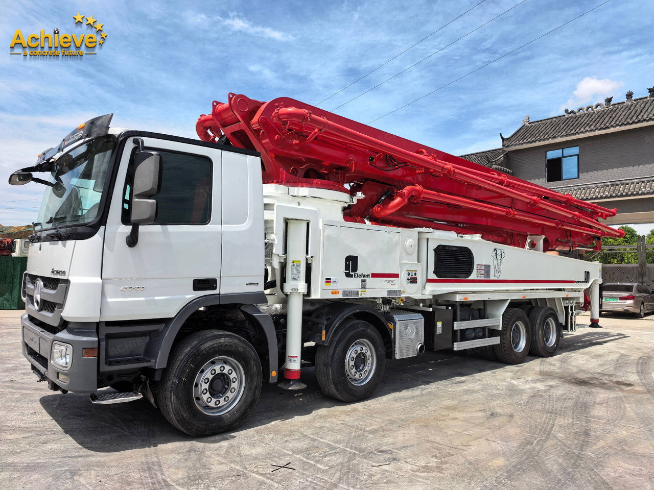 Putzmeister Putzmeister M56-4RZ Actros 4141Mercedes-Benz Concrete pump truck 【ACHIEVE】TOP CONDITION!!! - Камион со бетонска пумпа: слика 2 Putzmeister Putzmeister M56-4RZ Actros 4141Mercedes-Benz Concrete pump truck 【ACHIEVE】TOP CONDITION!!! - Камион со бетонска пумпа: слика 2