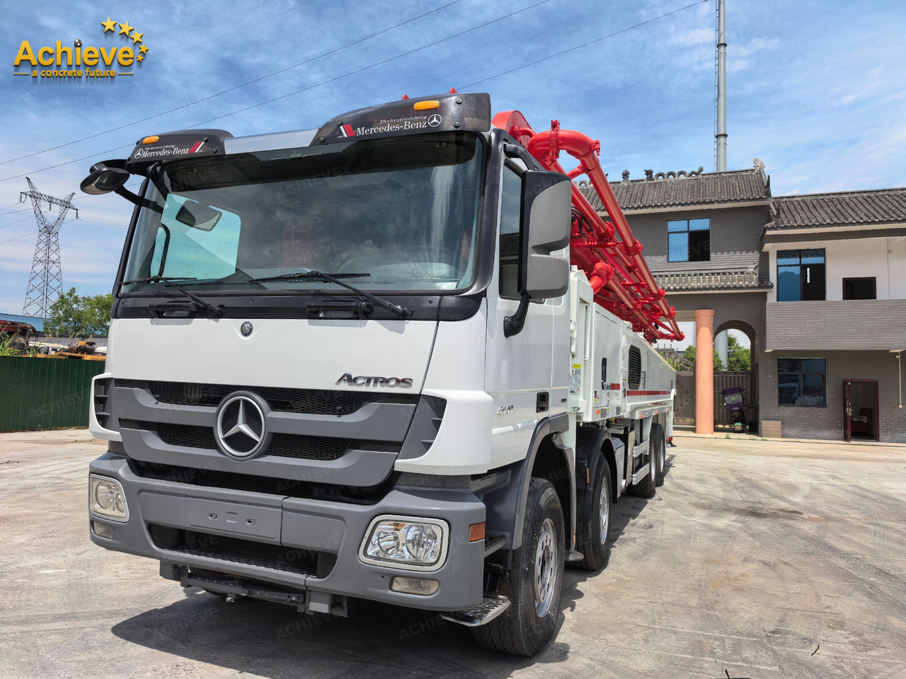 Putzmeister Putzmeister M56-4RZ Actros 4141Mercedes-Benz Concrete pump truck 【ACHIEVE】TOP CONDITION!!! - Камион со бетонска пумпа: слика 4 Putzmeister Putzmeister M56-4RZ Actros 4141Mercedes-Benz Concrete pump truck 【ACHIEVE】TOP CONDITION!!! - Камион со бетонска пумпа: слика 4