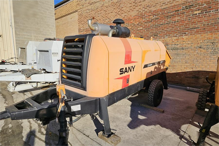 SANY SANY 【ACHIEVE】TOP CONDITION!!! demo new low hours Sany Concrete Trailer Pump 2017 HBT5008C-5S - Стационарна бетонска пумпа: слика 2 SANY SANY 【ACHIEVE】TOP CONDITION!!! demo new low hours Sany Concrete Trailer Pump 2017 HBT5008C-5S - Стационарна бетонска пумпа: слика 2