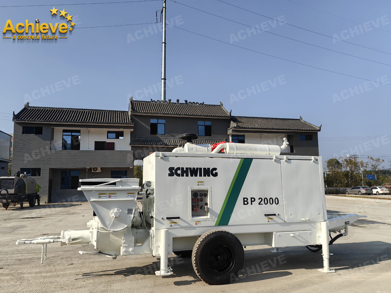 Schwing BP2000 5000kg 2008 Concrete Pump With Brand New High Quality 【ACHIEVE】 TOP CONDITION!!! - Стационарна бетонска пумпа: слика 4 Schwing BP2000 5000kg 2008 Concrete Pump With Brand New High Quality 【ACHIEVE】 TOP CONDITION!!! - Стационарна бетонска пумпа: слика 4