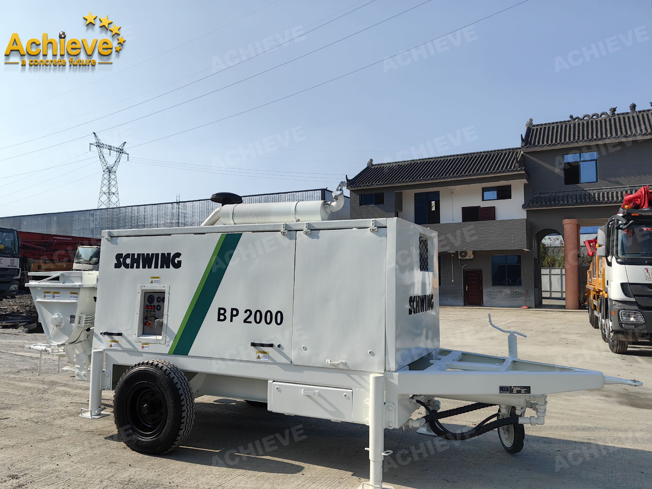 Schwing BP2000 5000kg 2008 Concrete Pump With Brand New High Quality 【ACHIEVE】 TOP CONDITION!!! - Стационарна бетонска пумпа: слика 5 Schwing BP2000 5000kg 2008 Concrete Pump With Brand New High Quality 【ACHIEVE】 TOP CONDITION!!! - Стационарна бетонска пумпа: слика 5