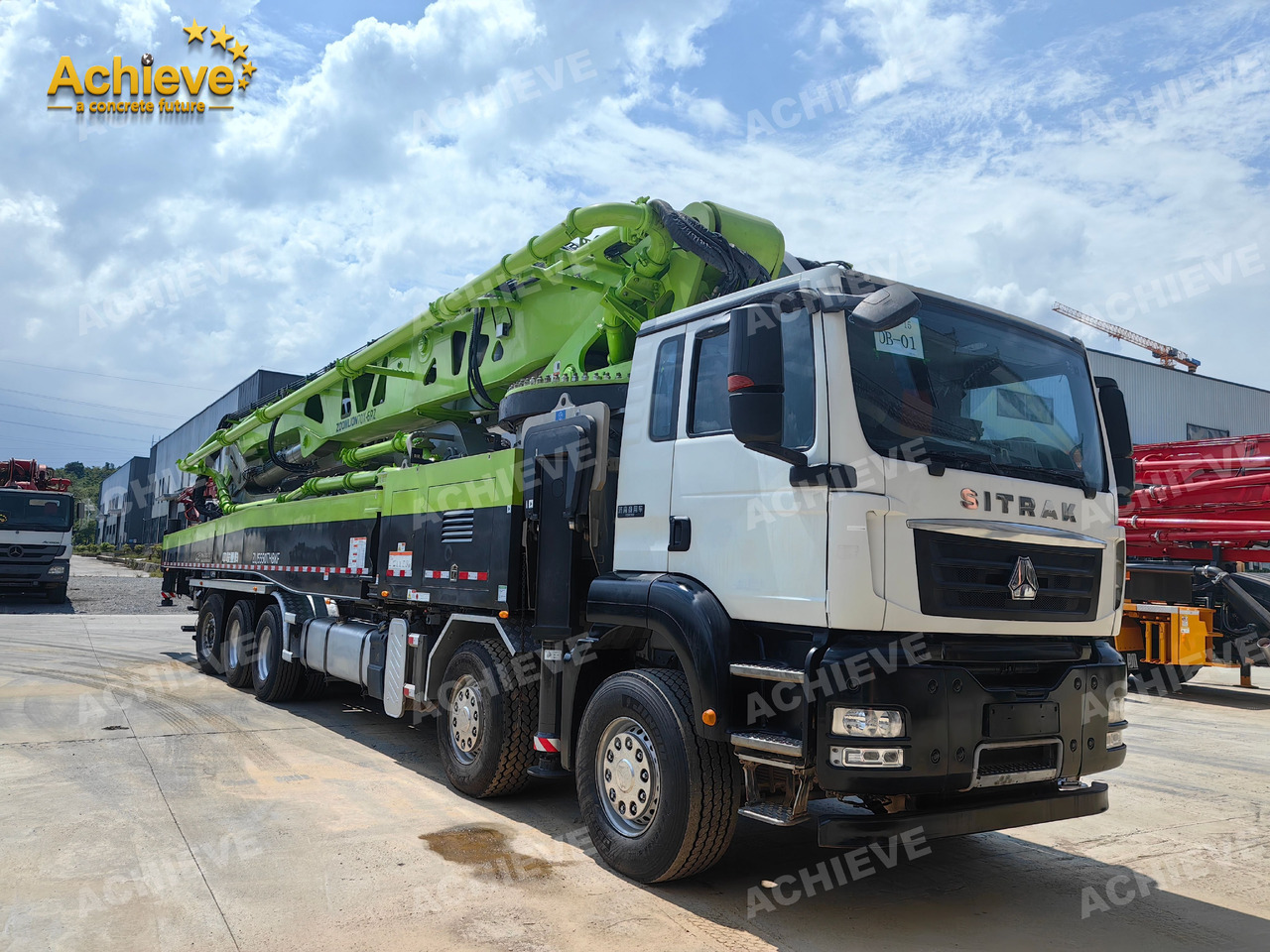 Zoomlion Zoomlion 70M 70X-6RZ Concrete pump truck ACTROS 4141 【ACHIEVE】TOP CONDITION!!! - Камион со бетонска пумпа: слика 1 Zoomlion Zoomlion 70M 70X-6RZ Concrete pump truck ACTROS 4141 【ACHIEVE】TOP CONDITION!!! - Камион со бетонска пумпа: слика 1