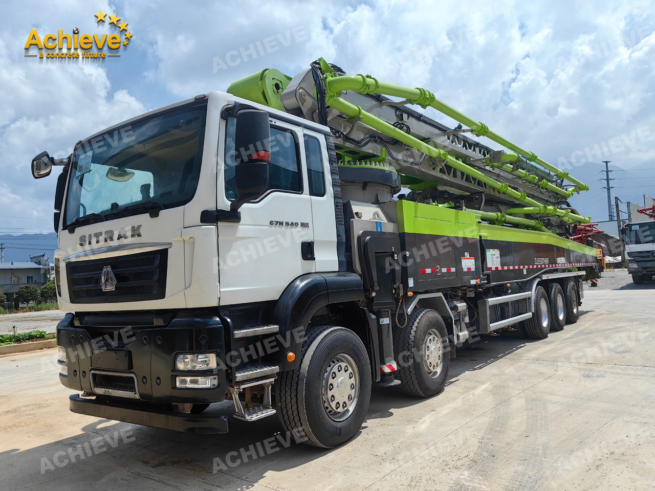 Zoomlion Zoomlion 70M 70X-6RZ Concrete pump truck ACTROS 4141 【ACHIEVE】TOP CONDITION!!! - Камион со бетонска пумпа: слика 2 Zoomlion Zoomlion 70M 70X-6RZ Concrete pump truck ACTROS 4141 【ACHIEVE】TOP CONDITION!!! - Камион со бетонска пумпа: слика 2