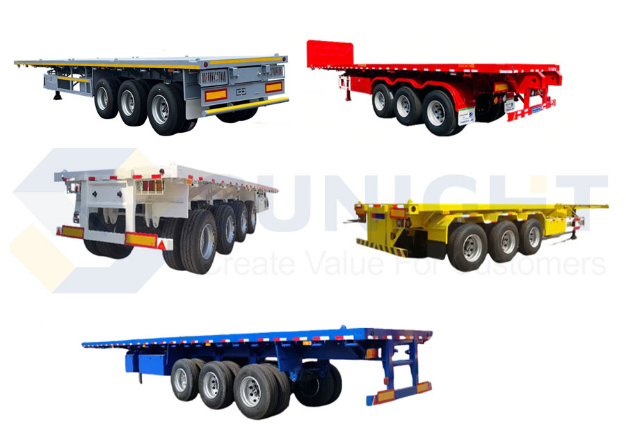 Flatbed New Flatbed Semi Trailer For Bulk Carrier - Кипер полуприколка: слика 1 Flatbed New Flatbed Semi Trailer For Bulk Carrier - Кипер полуприколка: слика 1