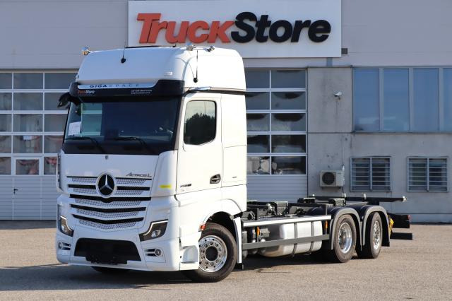Mercedes-Benz Actros 2563LL LENKACHSE - Транспортер на контејнер/ Камион со променливо тело: слика 1 Mercedes-Benz Actros 2563LL LENKACHSE - Транспортер на контејнер/ Камион со променливо тело: слика 1