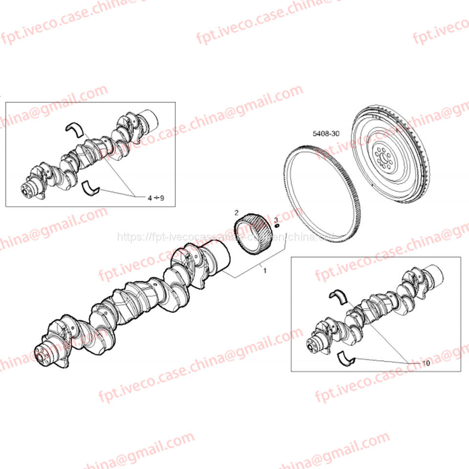 FPT IVECO CASE Cursor9Bus F2CFE612D*J231/F2CFE612A*J098 5802748674 CRANK SHAFT 504379916 - Коленесто вратило за Автобус: слика 3 FPT IVECO CASE Cursor9Bus F2CFE612D*J231/F2CFE612A*J098 5802748674 CRANK SHAFT 504379916 - Коленесто вратило за Автобус: слика 3