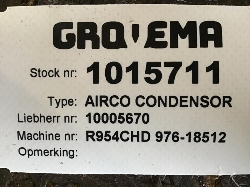 Liebherr Airco Condenser - Дел за клима уреди: слика 3 Liebherr Airco Condenser - Дел за клима уреди: слика 3