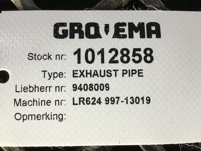 Liebherr Exhaust Pipe - Издувна цевка: слика 4 Liebherr Exhaust Pipe - Издувна цевка: слика 4