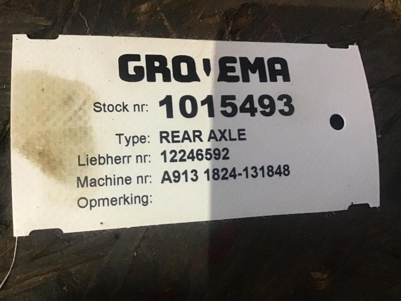 Liebherr Rear Axle - Оска и делови: слика 1 Liebherr Rear Axle - Оска и делови: слика 1