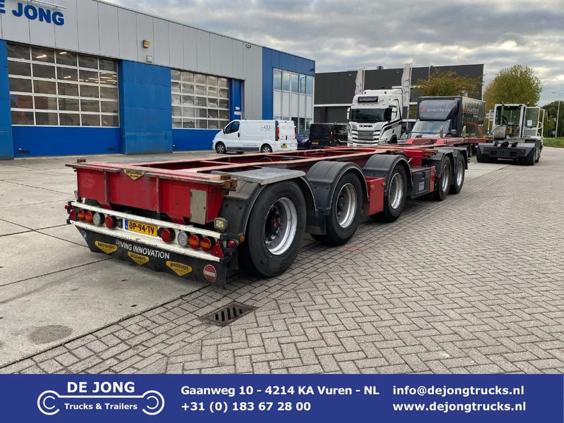 Broshuis 2 Connect 5 AKCC / 5 Axles / 3x Steering / 3x Lift Axle - Транспортер на контејнер/ Полуприколка со променливо тело: слика 1 Broshuis 2 Connect 5 AKCC / 5 Axles / 3x Steering / 3x Lift Axle - Транспортер на контејнер/ Полуприколка со променливо тело: слика 1