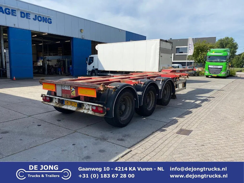 D-Tec FT-43-03V / Flexitrailer / 3x Extendable / SAF / 1x Lift Axle - Транспортер на контејнер/ Полуприколка со променливо тело: слика 1 D-Tec FT-43-03V / Flexitrailer / 3x Extendable / SAF / 1x Lift Axle - Транспортер на контејнер/ Полуприколка со променливо тело: слика 1