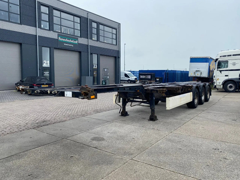 Krone SDC 27 / Container Chassis / BPW + Drum / Lift Axle - Транспортер на контејнер/ Полуприколка со променливо тело: слика 4 Krone SDC 27 / Container Chassis / BPW + Drum / Lift Axle - Транспортер на контејнер/ Полуприколка со променливо тело: слика 4