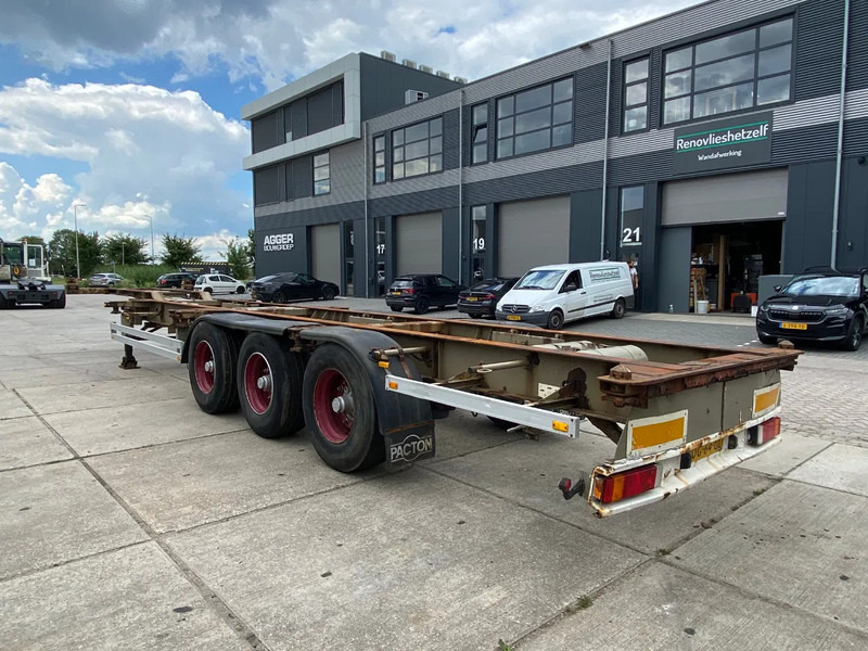 Pacton 40 FT Container Chassis / BPW + DISC - Транспортер на контејнер/ Полуприколка со променливо тело: слика 2 Pacton 40 FT Container Chassis / BPW + DISC - Транспортер на контејнер/ Полуприколка со променливо тело: слика 2