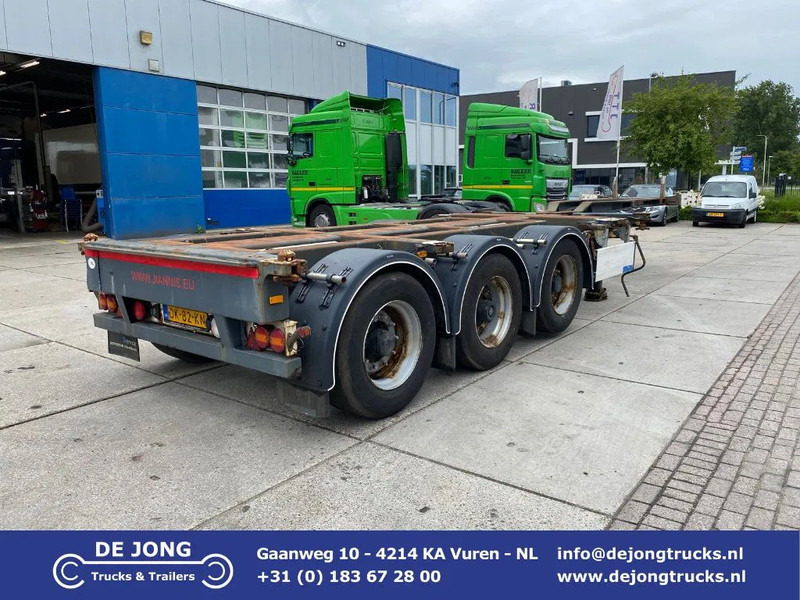 Pacton TXC 343 Multi / 3x Extendable / 1x Lift Axle - Транспортер на контејнер/ Полуприколка со променливо тело: слика 1 Pacton TXC 343 Multi / 3x Extendable / 1x Lift Axle - Транспортер на контејнер/ Полуприколка со променливо тело: слика 1