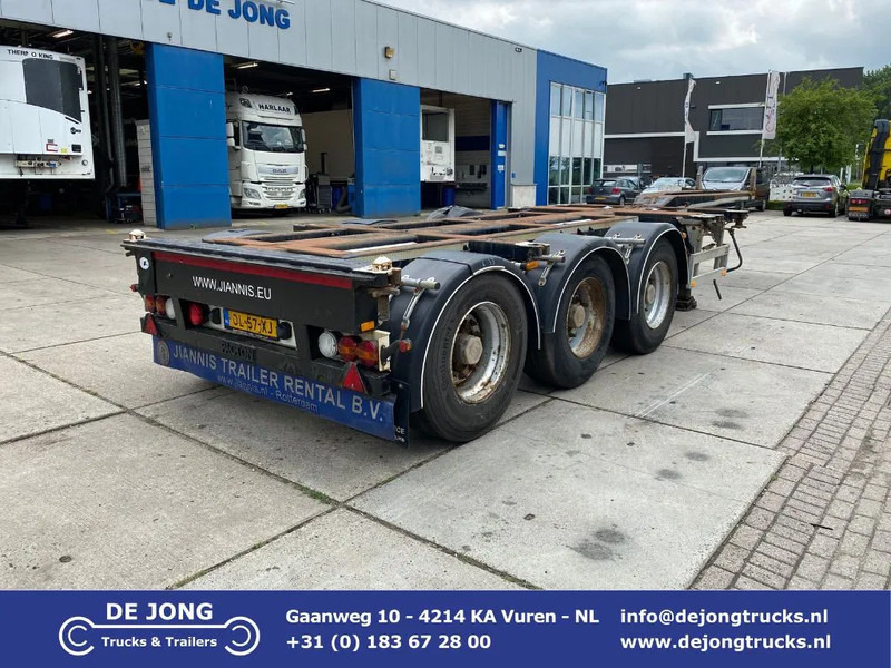 Pacton TXC 343 Multi / 3x Extendable / 1x Lift Axle - Транспортер на контејнер/ Полуприколка со променливо тело: слика 1 Pacton TXC 343 Multi / 3x Extendable / 1x Lift Axle - Транспортер на контејнер/ Полуприколка со променливо тело: слика 1