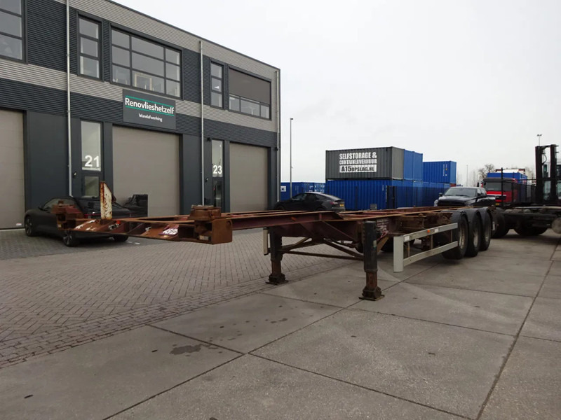 Renders Renders Container Chassis / SAF + DRUM - Транспортер на контејнер/ Полуприколка со променливо тело: слика 4 Renders Renders Container Chassis / SAF + DRUM - Транспортер на контејнер/ Полуприколка со променливо тело: слика 4