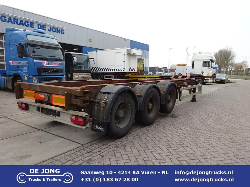 Renders Renders Container Chassis / SAF + DRUM - Транспортер на контејнер/ Полуприколка со променливо тело: слика 1 Renders Renders Container Chassis / SAF + DRUM - Транспортер на контејнер/ Полуприколка со променливо тело: слика 1