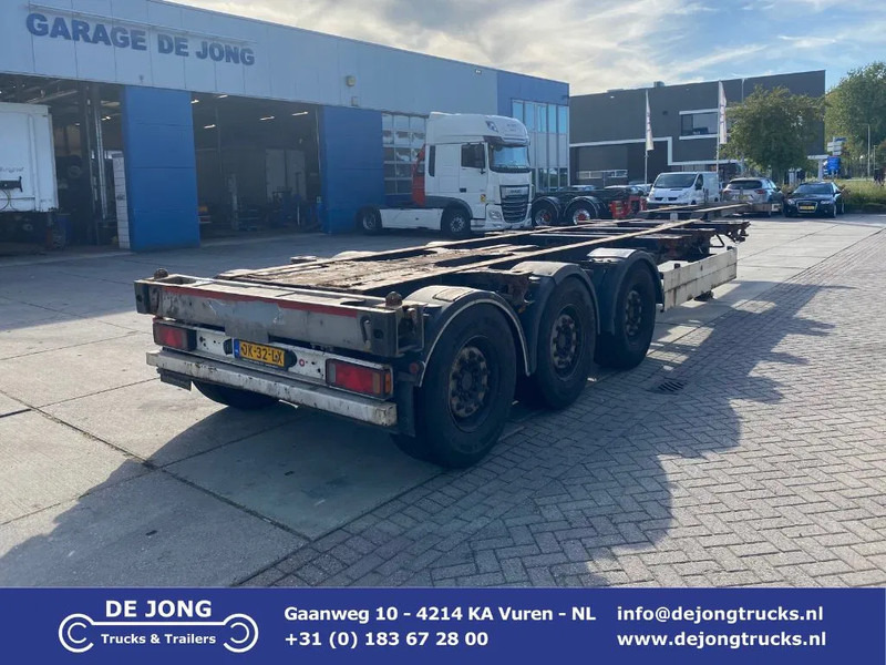 Schmitz Cargobull SCF 24 Chassis / SAF + Disc / 2x Extendable / Lift Axle - Транспортер на контејнер/ Полуприколка со променливо тело: слика 1 Schmitz Cargobull SCF 24 Chassis / SAF + Disc / 2x Extendable / Lift Axle - Транспортер на контејнер/ Полуприколка со променливо тело: слика 1