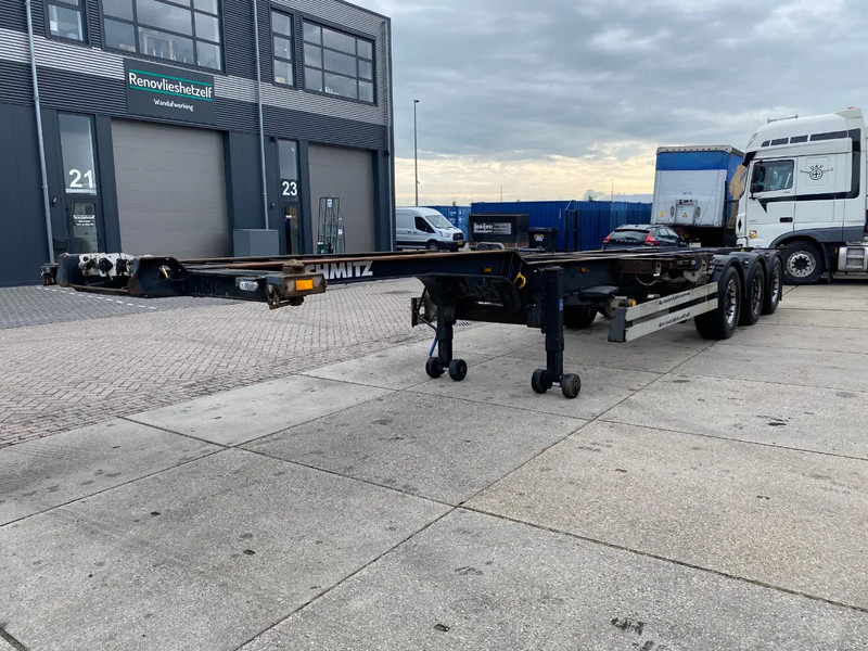 Schmitz Cargobull SCF 27 / SAF + Disc / 1x Extendable / 1x Lift Axle - Транспортер на контејнер/ Полуприколка со променливо тело: слика 4 Schmitz Cargobull SCF 27 / SAF + Disc / 1x Extendable / 1x Lift Axle - Транспортер на контејнер/ Полуприколка со променливо тело: слика 4