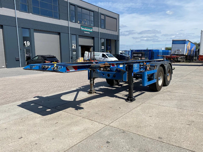 TURBO'S HOET 20 FT Container Chassis / APK t/m 3-2026 / BPW + Drum - Транспортер на контејнер/ Полуприколка со променливо тело: слика 4 TURBO'S HOET 20 FT Container Chassis / APK t/m 3-2026 / BPW + Drum - Транспортер на контејнер/ Полуприколка со променливо тело: слика 4