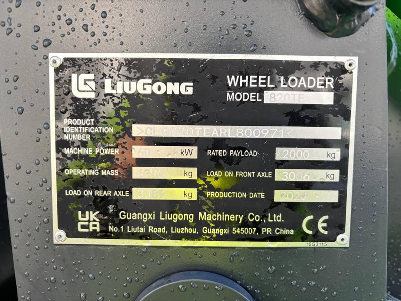 LIUGONG 820 TE Electric - Натоварувач на тркала: слика 5 LIUGONG 820 TE Electric - Натоварувач на тркала: слика 5