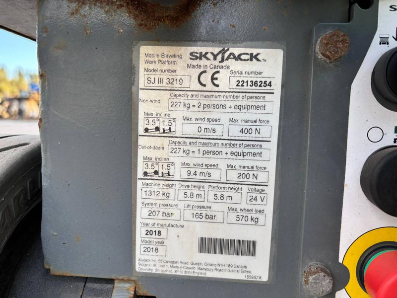 Skyjack SJ III 3219 - Кревач ножица: слика 5 Skyjack SJ III 3219 - Кревач ножица: слика 5