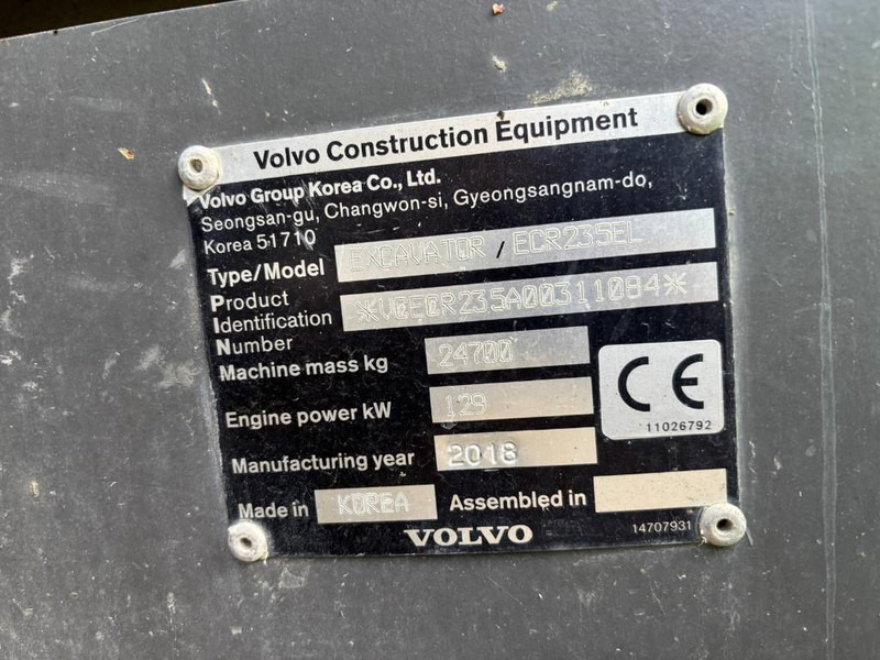 Volvo ECR 235 EL - Багер гасеничар: слика 5 Volvo ECR 235 EL - Багер гасеничар: слика 5