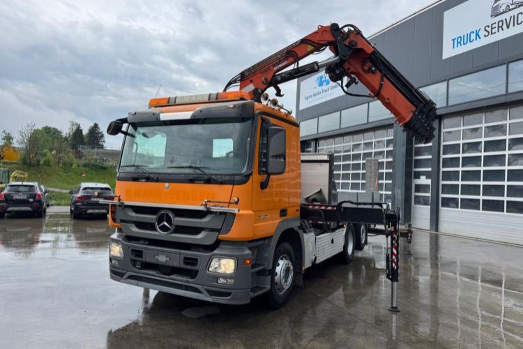 Mercedes-Benz Actros 2548 Atlas 290 Baumaschinentaxi - Камион со кран: слика 2 Mercedes-Benz Actros 2548 Atlas 290 Baumaschinentaxi - Камион со кран: слика 2