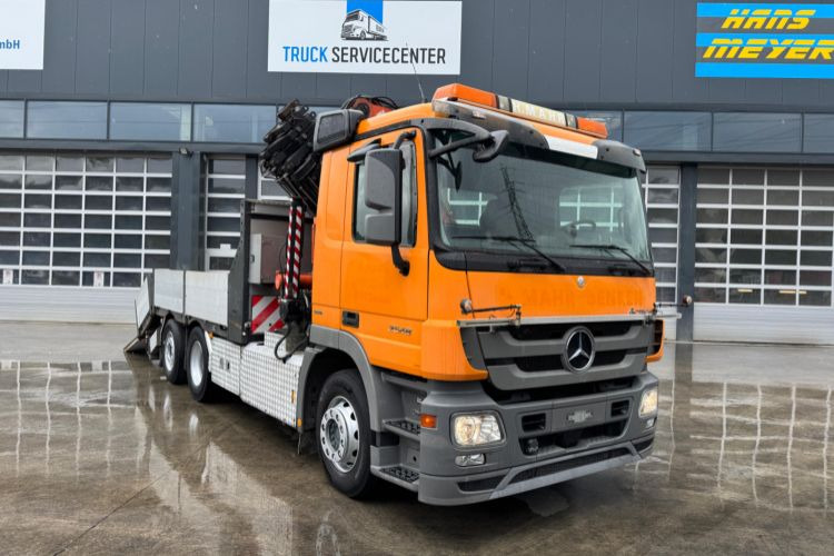 Mercedes-Benz Actros 2548 Atlas 290 Baumaschinentaxi - Камион со кран: слика 4 Mercedes-Benz Actros 2548 Atlas 290 Baumaschinentaxi - Камион со кран: слика 4