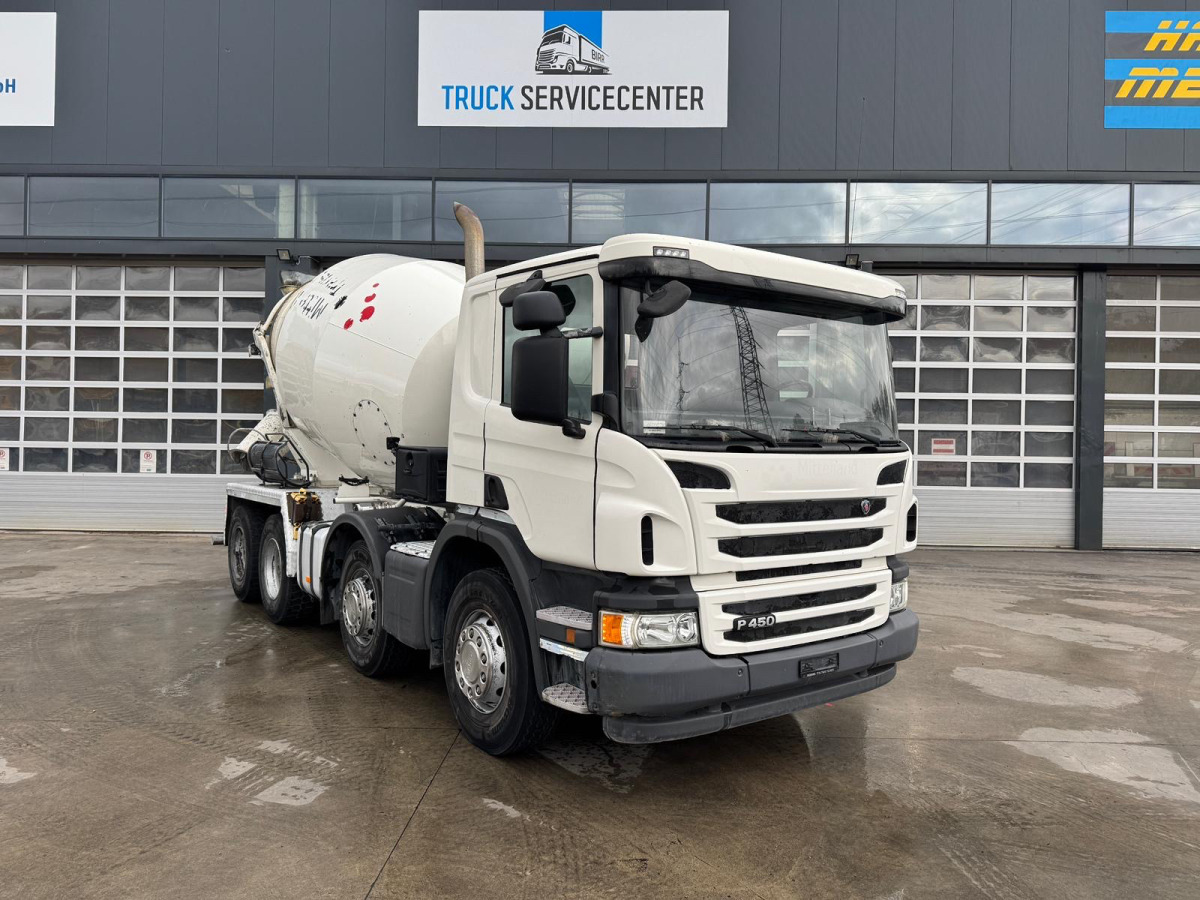 SCANIA P450 8x4 Stetter 9m3 - Камион миксер за бетон: слика 3 SCANIA P450 8x4 Stetter 9m3 - Камион миксер за бетон: слика 3