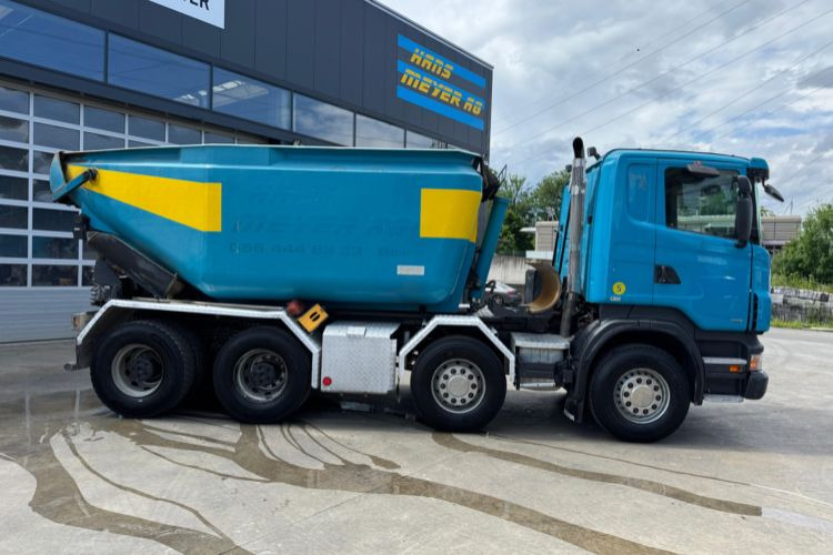 Scania R480 8x4 Moser 16m3 - Камион за подигање контејнери: слика 4 Scania R480 8x4 Moser 16m3 - Камион за подигање контејнери: слика 4