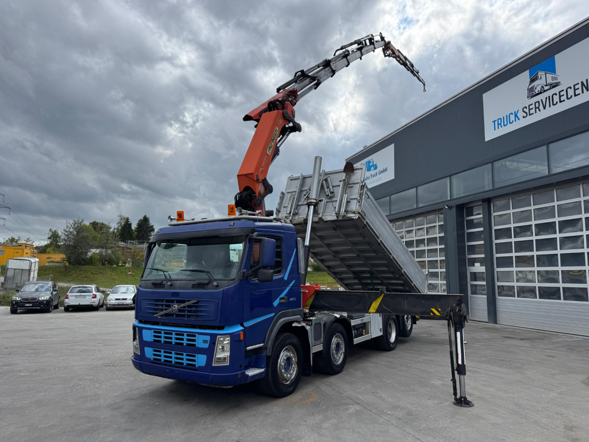 VOLVO FM-460 8x2 Palfinger PK44002 Flyjib & Seilwinde - Камион со кран: слика 1 VOLVO FM-460 8x2 Palfinger PK44002 Flyjib & Seilwinde - Камион со кран: слика 1