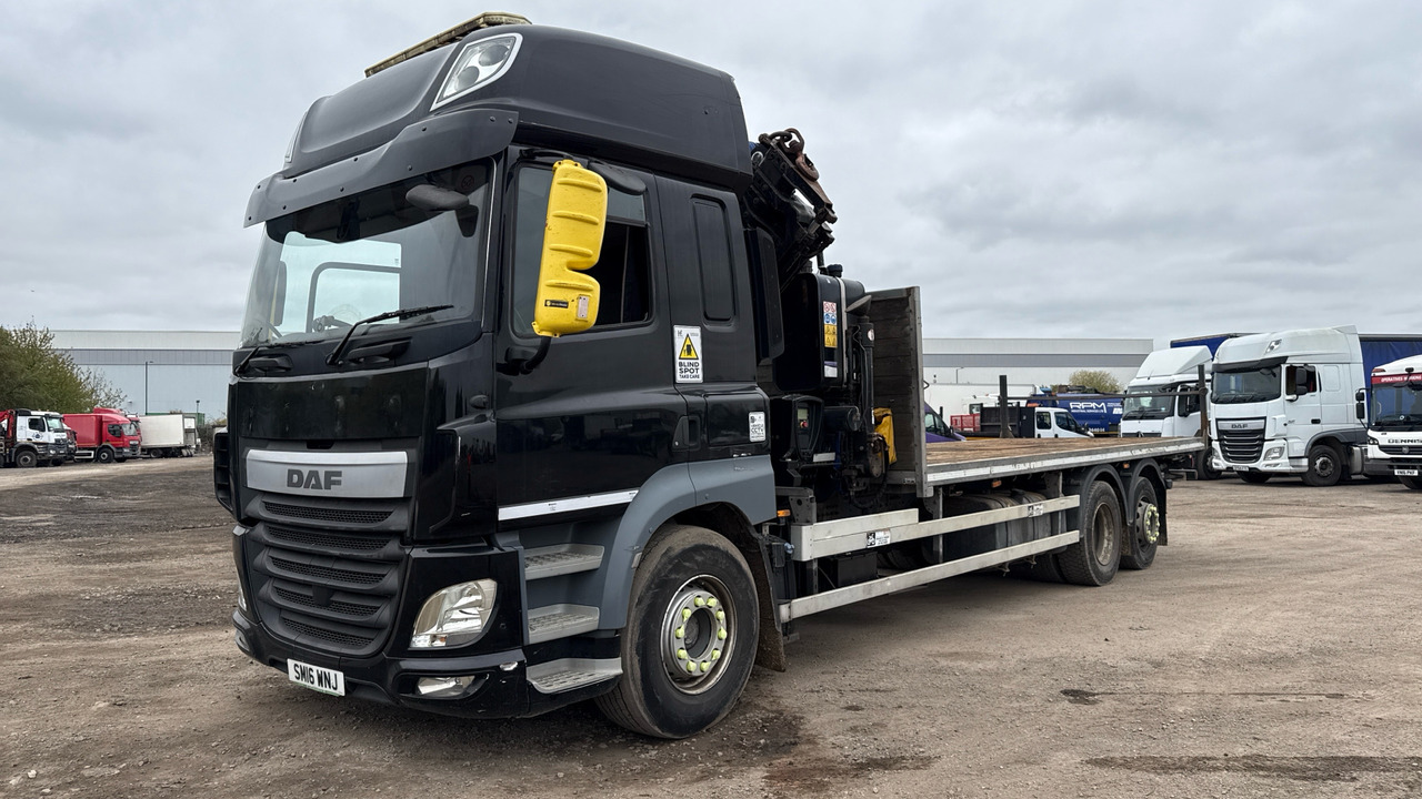 DAF CF 410 - Камион со платформа, Камион со кран: слика 2 DAF CF 410 - Камион со платформа, Камион со кран: слика 2